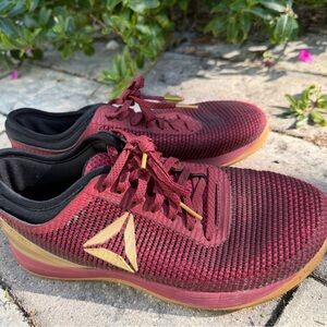Reebok Women’s Maroon and Gold Nano 8 CrossFit Shoes